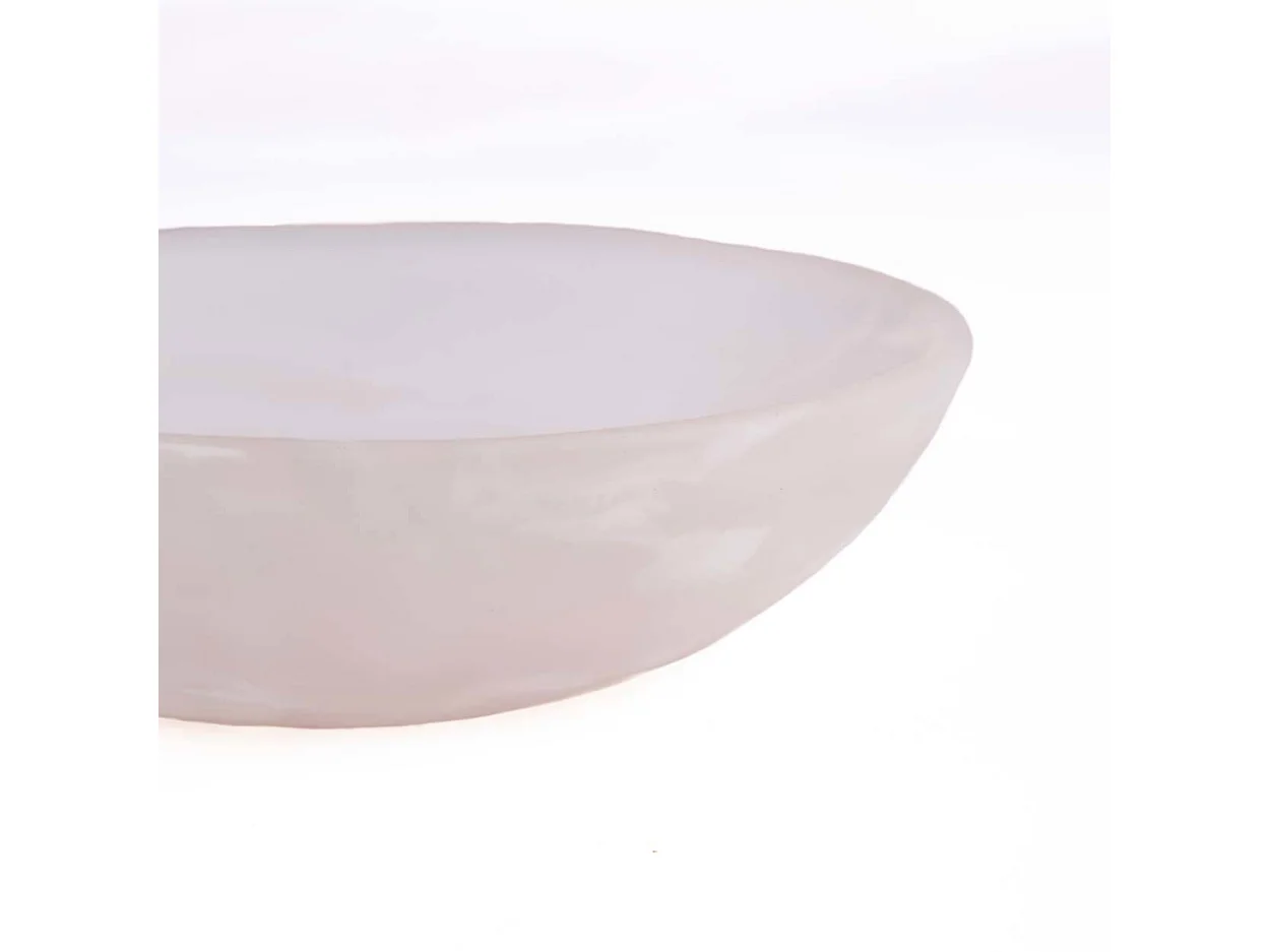 El Cuenco Resin Organic - Rosa Blanco - M