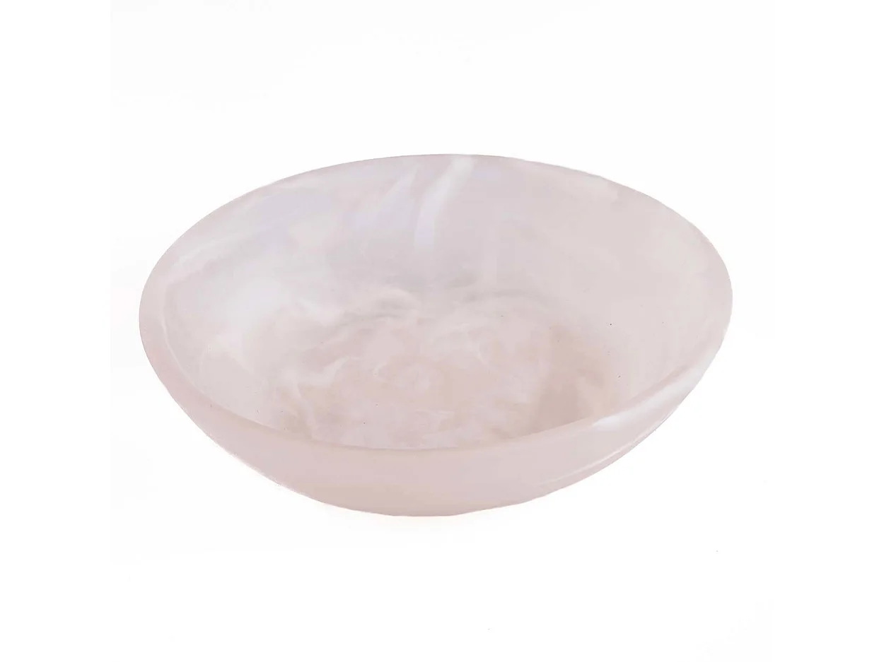 El Cuenco Resin Organic - Rosa Blanco - M