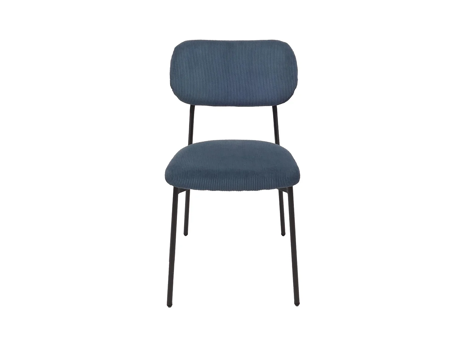 Chaise de salle à manger MCW-O26 (lot de 6),  bleu