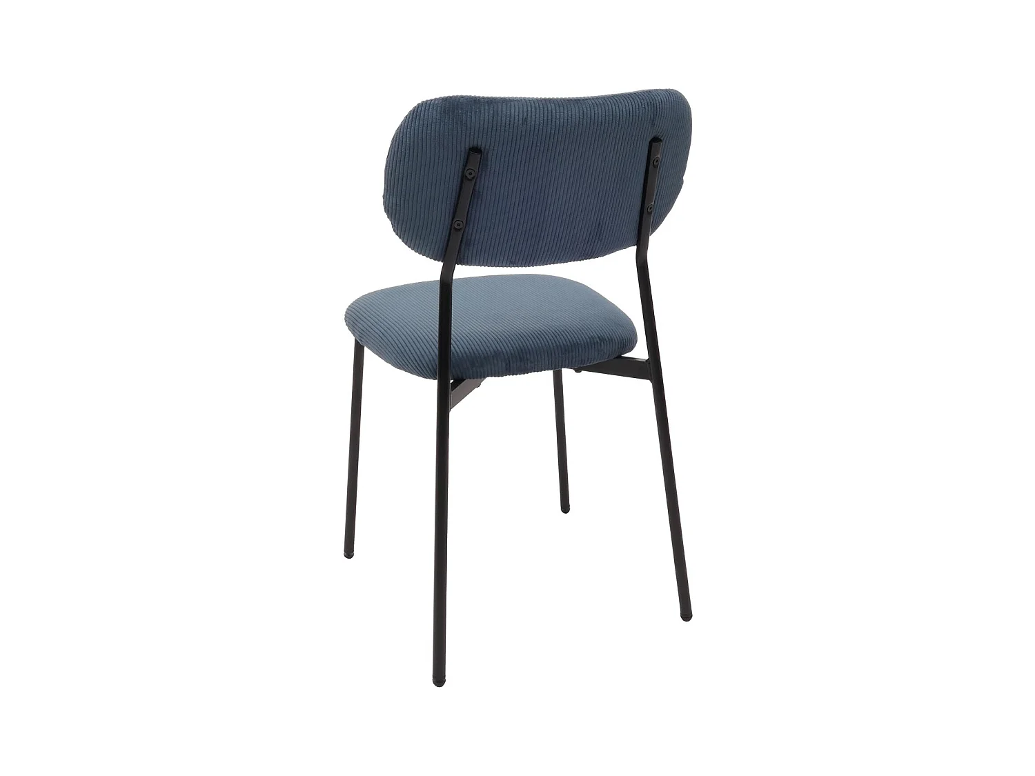 Chaise de salle à manger MCW-O26 (lot de 6),  bleu