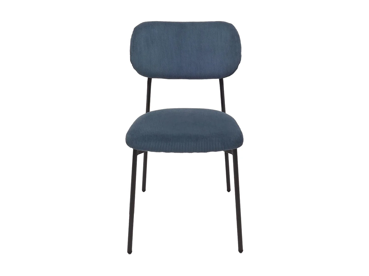 Chaise de salle à manger MCW-O26 (lot de 6),  bleu