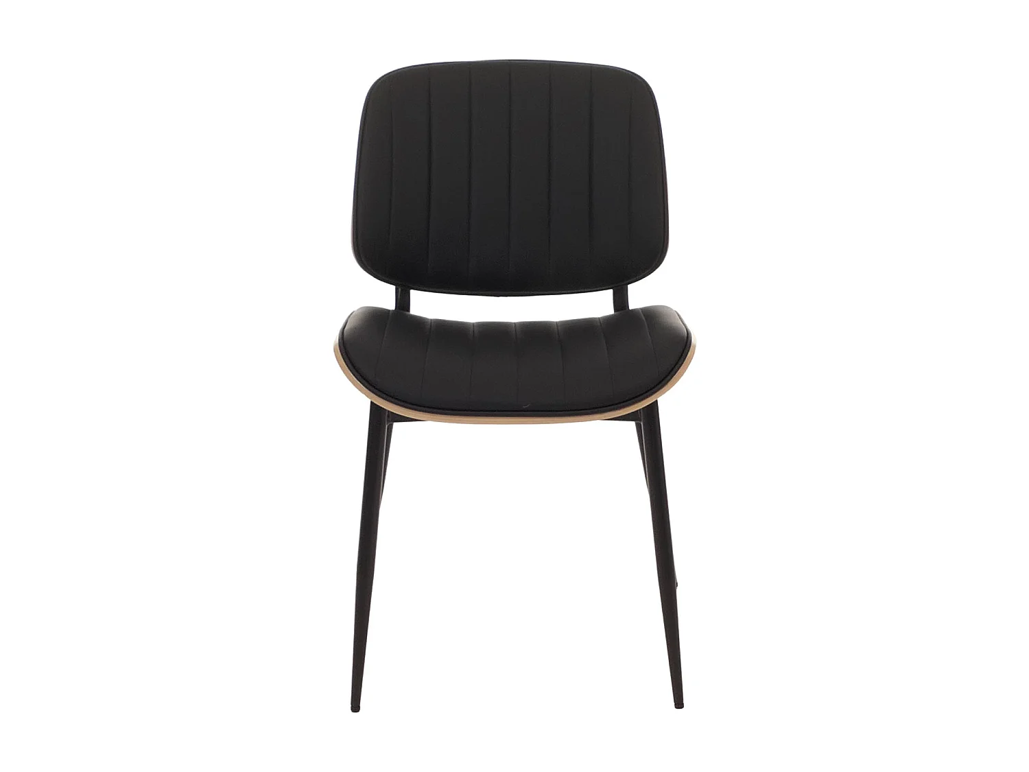 Chaise de salle à manger MCW-O44 (lot de 6),  naturel, blanc