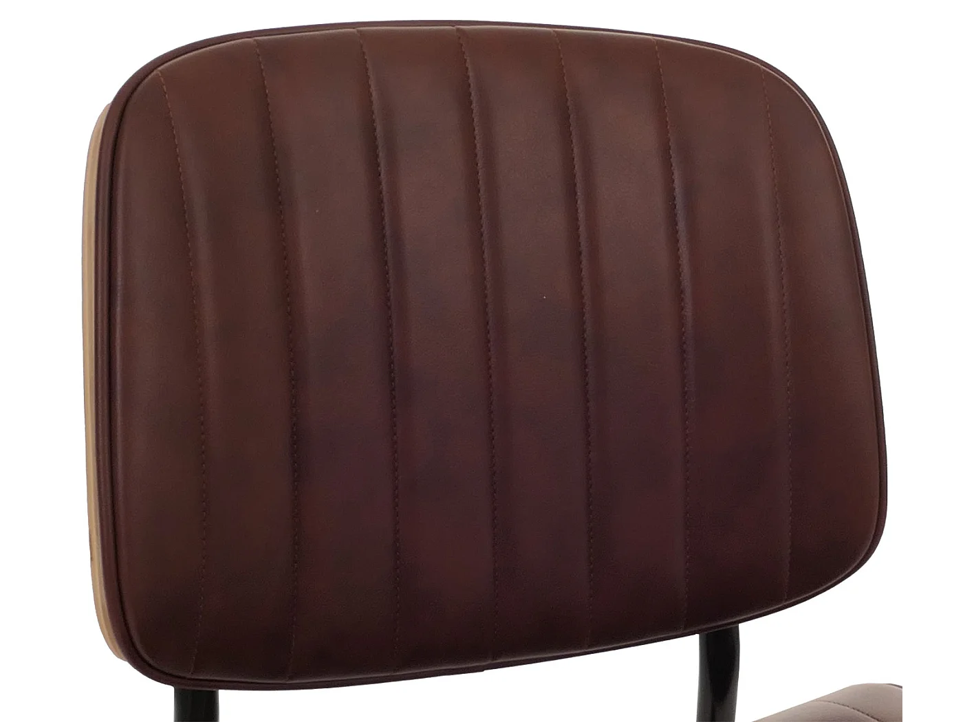 Chaise de salle à manger MCW-O44 (lot de 6),  naturel, marron vintage