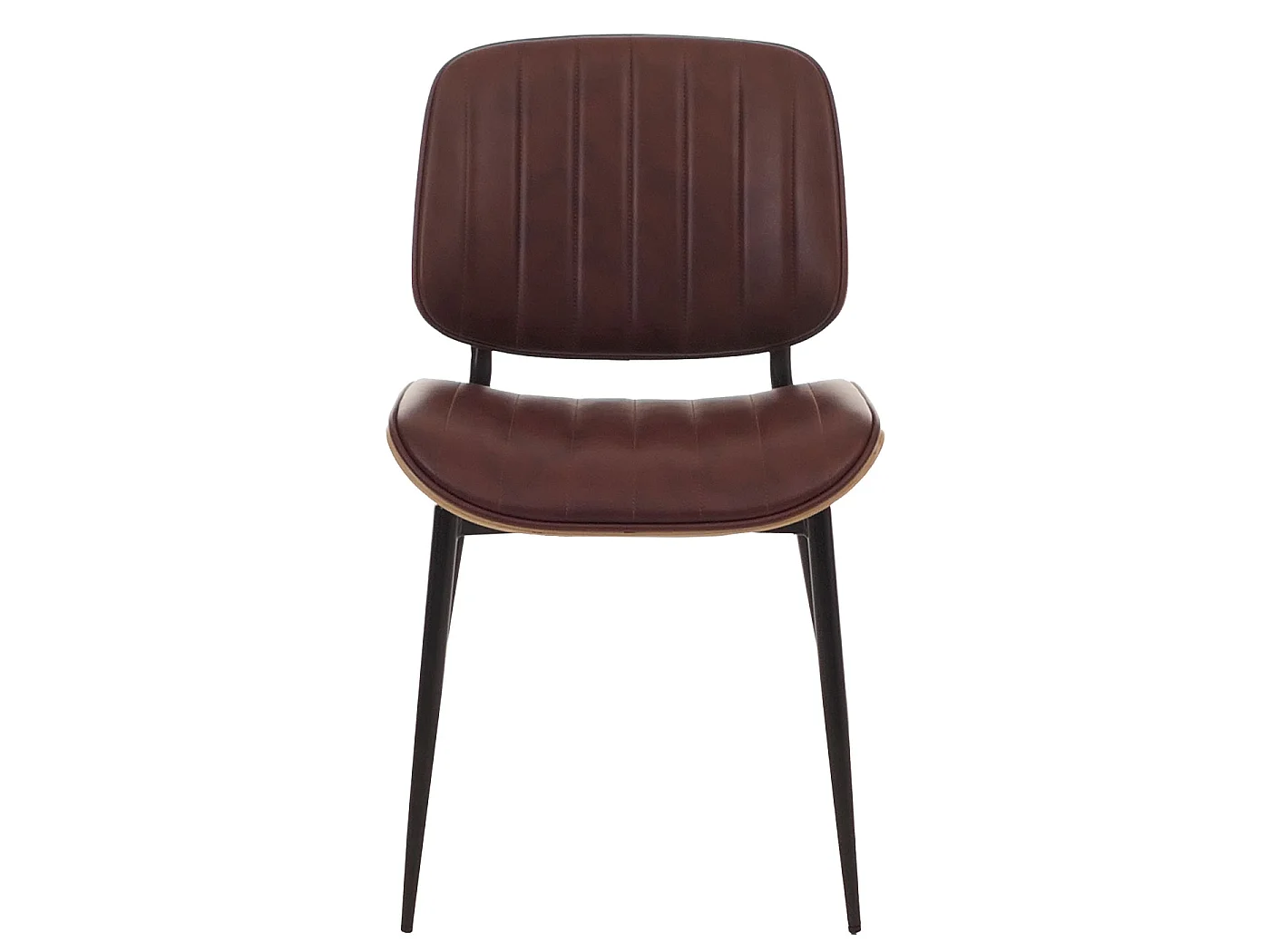 Chaise de salle à manger MCW-O44 (lot de 6),  naturel, marron vintage