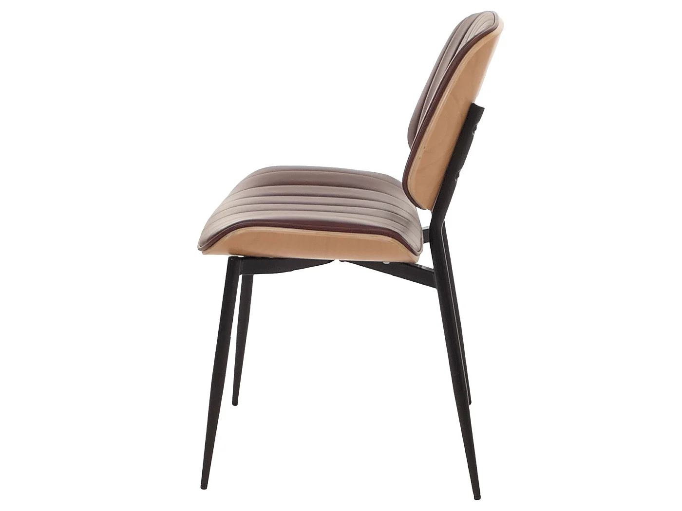 Chaise de salle à manger MCW-O44 (lot de 6),  naturel, marron vintage