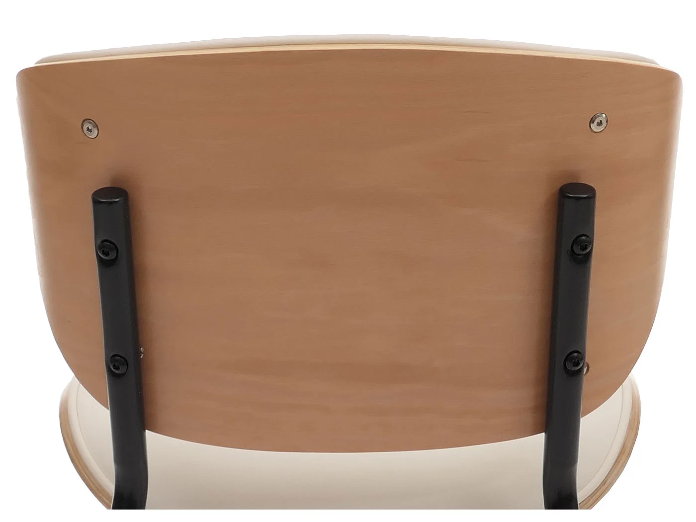 Chaise de salle à manger MCW-O45 (lot de 6),  naturel, blanc