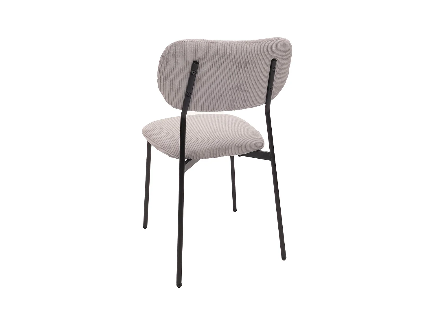 Eetkamerstoel MCW-O26 (set van 6),  lichtgrijs