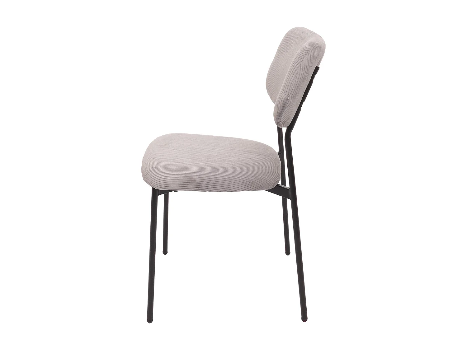 Chaise de salle à manger MCW-O26 (lot de 6),  gris clair