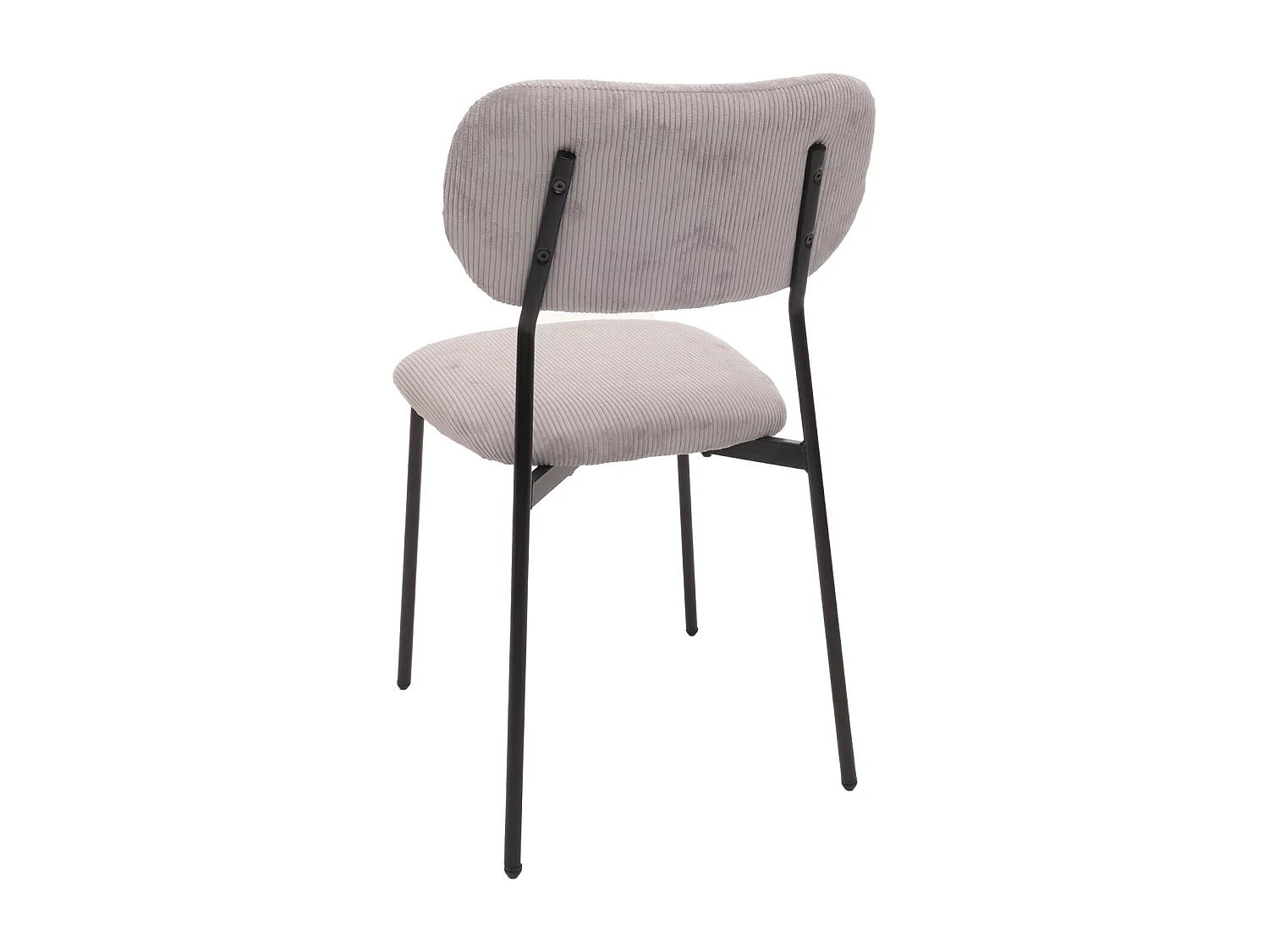 Chaise de salle à manger MCW-O26 (lot de 6),  gris clair