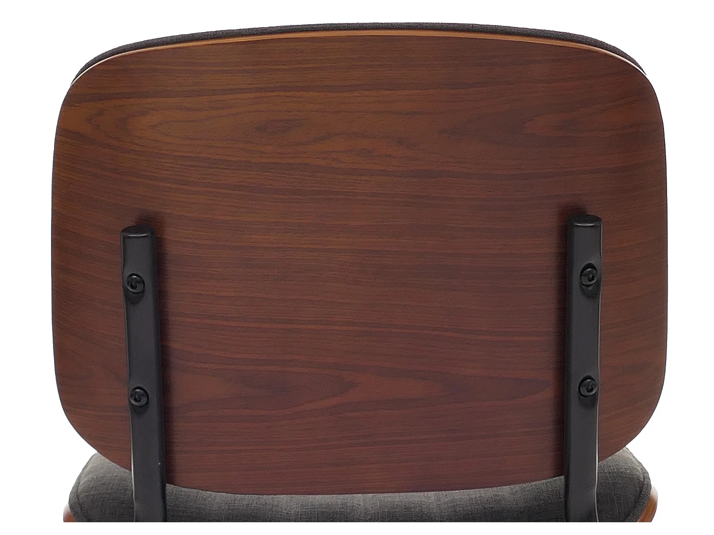 Chaise de salle à manger MCW-O44 (lot de 6),  aspect noyer, gris foncé