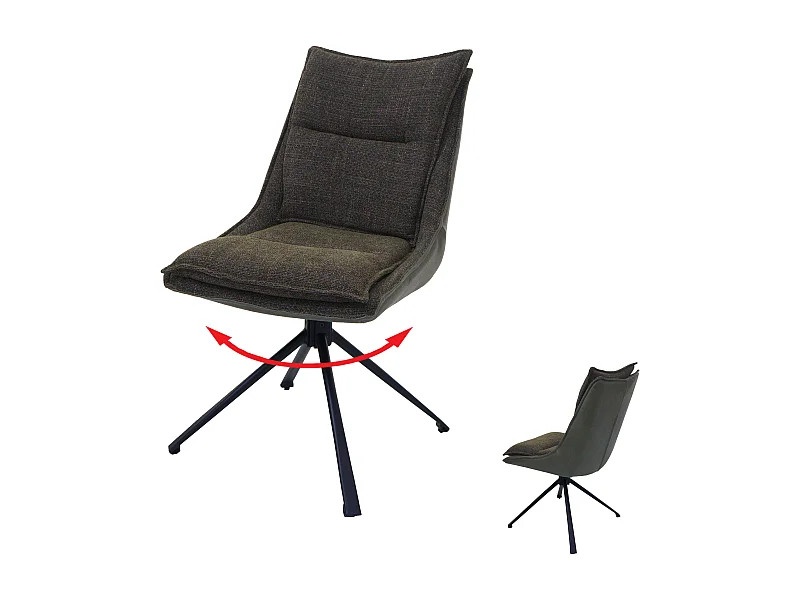 Silla de comedor MCW-N71,  verde