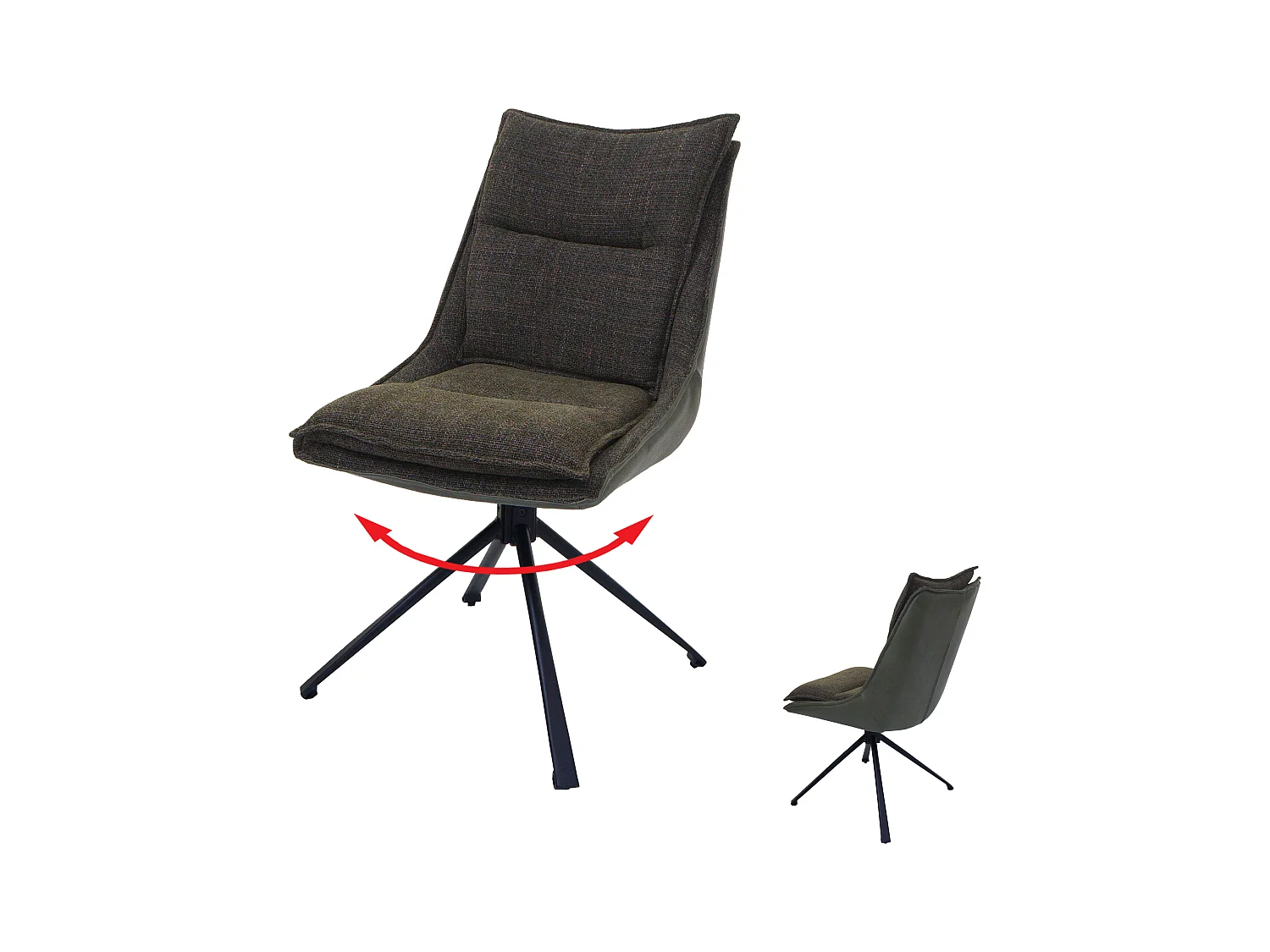 Esszimmerstuhl MCW-N71, Grün