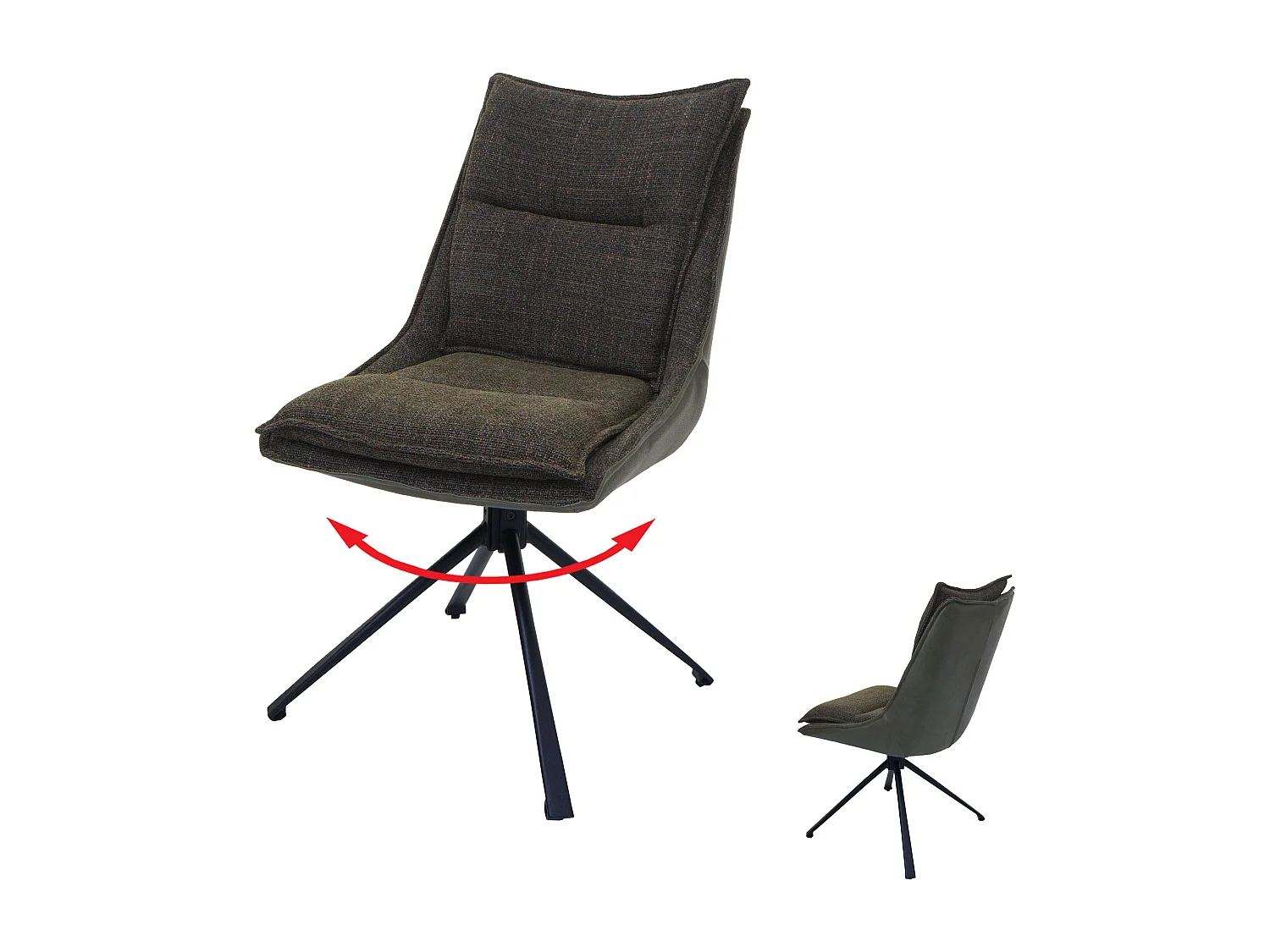 Esszimmerstuhl MCW-N71, Grün