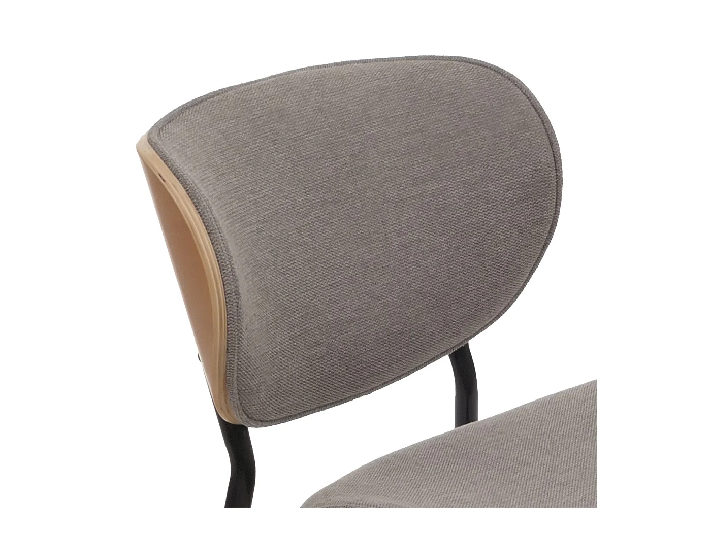 Chaise de salle à manger MCW-O45 (lot de 6),  naturel, gris clair