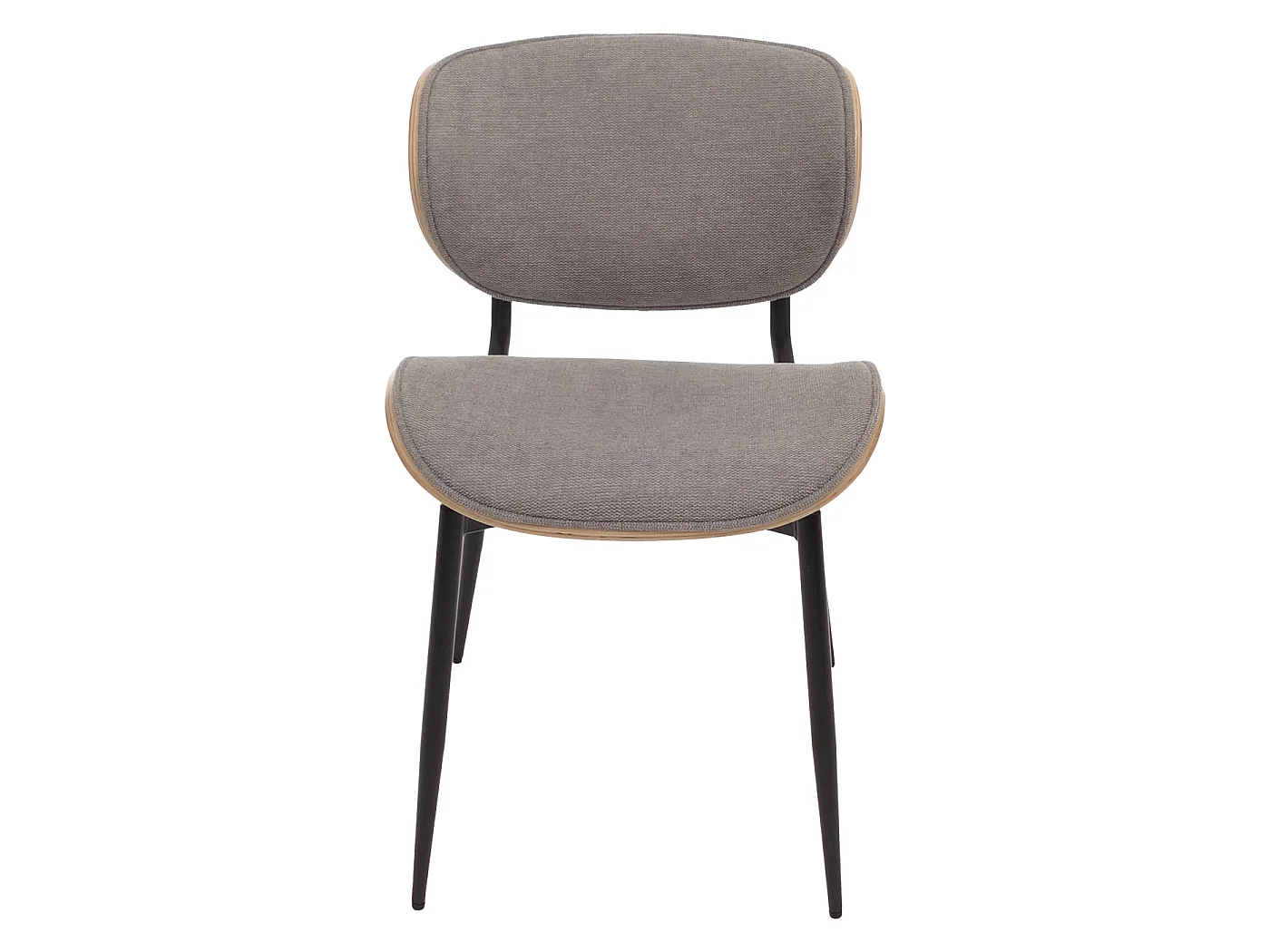 Chaise de salle à manger MCW-O45 (lot de 6),  naturel, gris clair