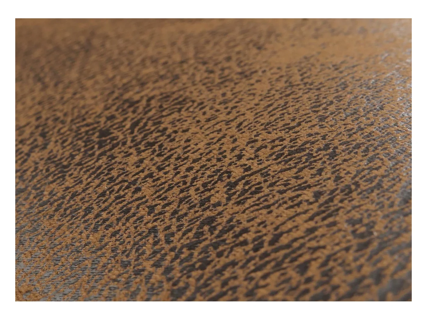 Chaise de salle à manger MCW-N67 (lot de 6),  aspect daim, pieds noirs