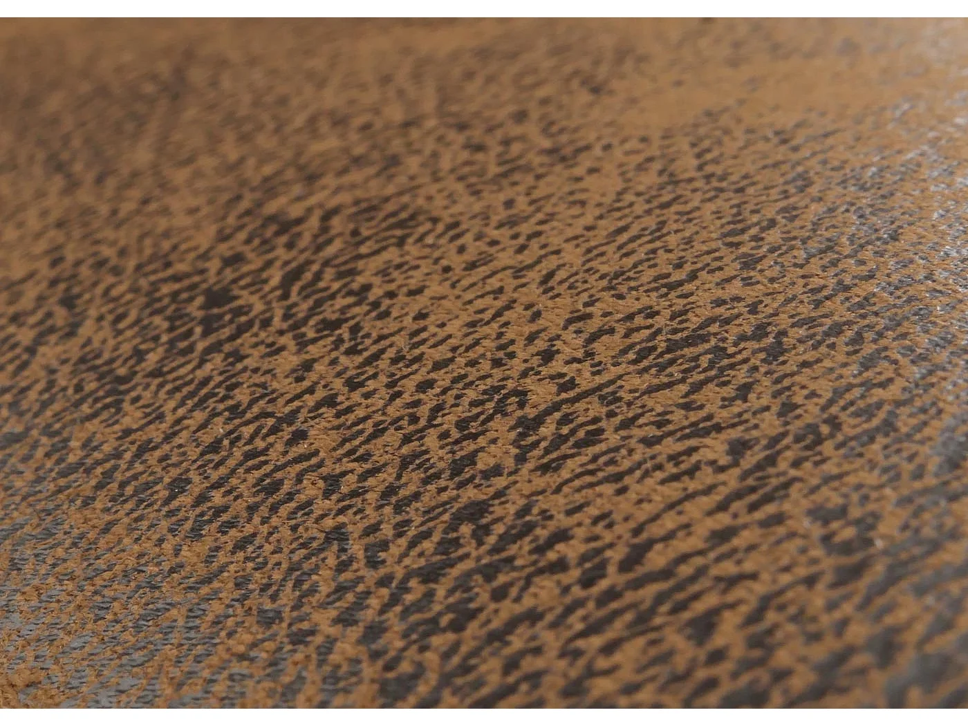 Chaise de salle à manger MCW-N67 (lot de 6),  aspect daim, pieds noirs