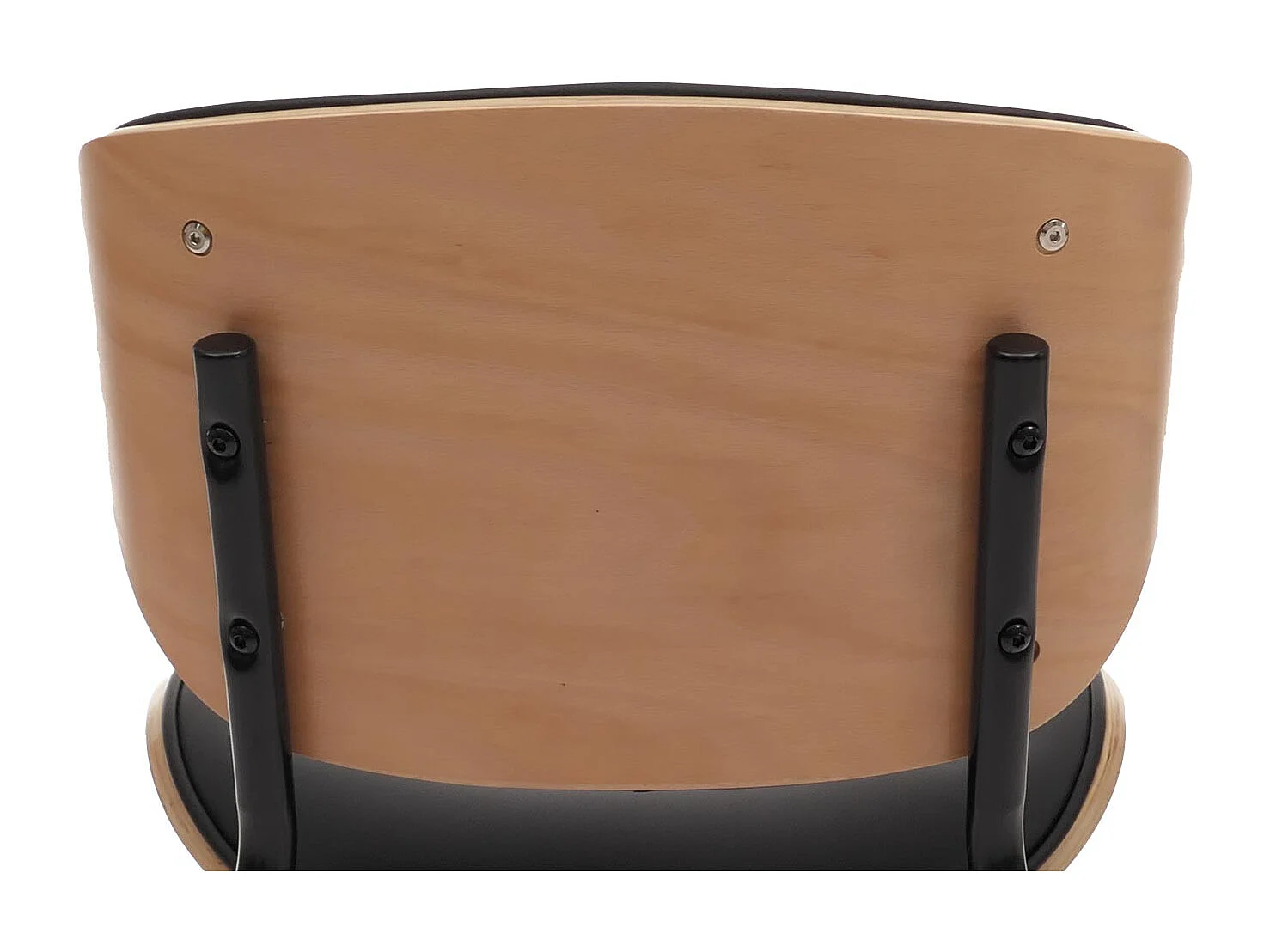 Chaise de salle à manger MCW-O45 (lot de 6),  naturel, noir