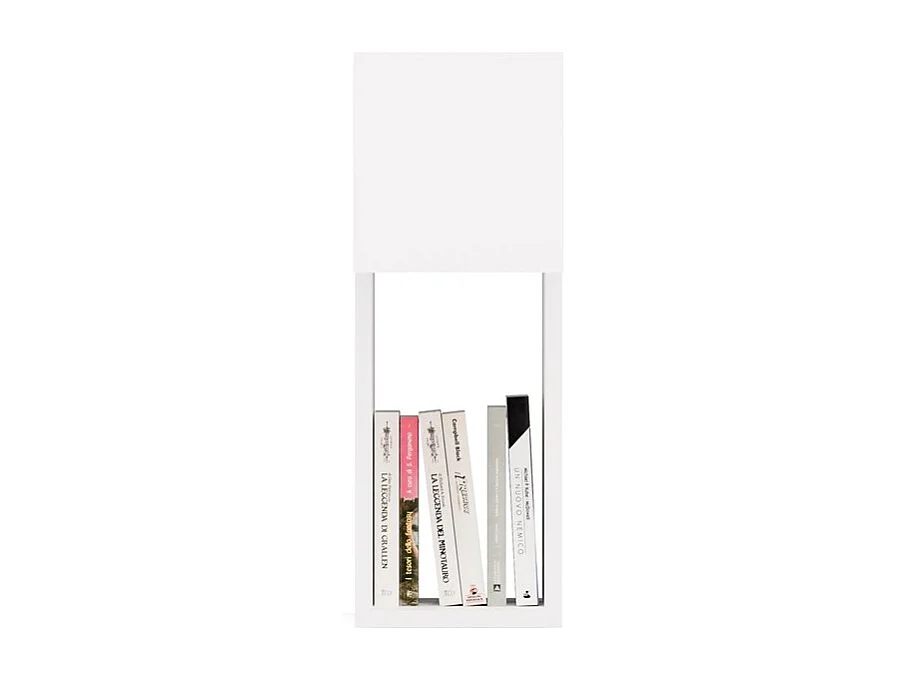 Szafka nocna GALAX 20/1S | Biała | 20x30x55 cm | Nowoczesny stolik z szufladą