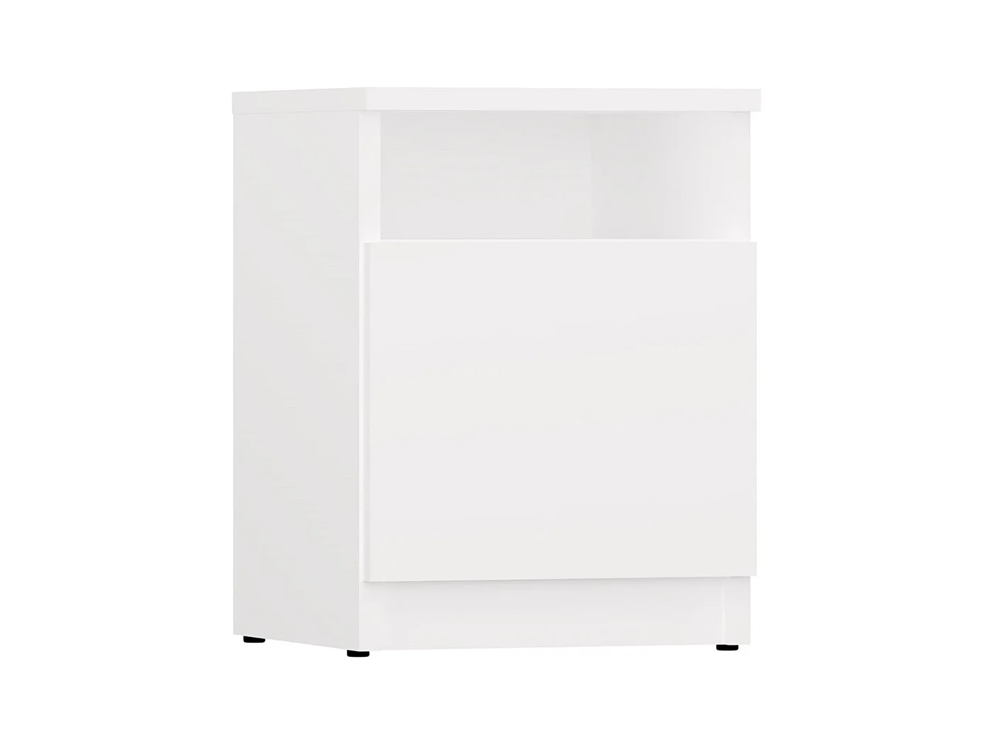 Szafka Nocna GALAX 30 1D | Biała  | 30x30x40 cm | Szafka/Stolik Nocny