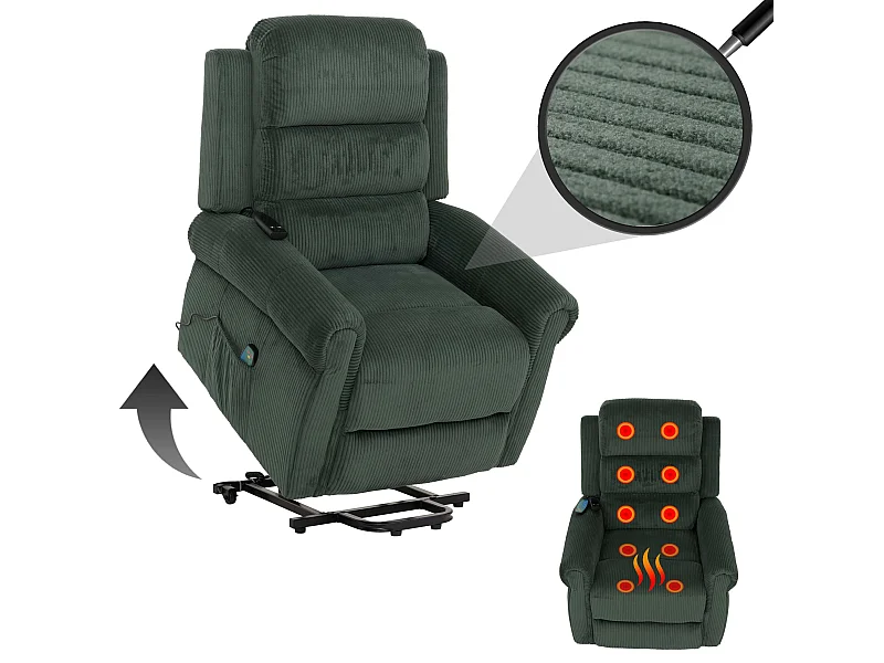 Fernsehsessel MCW-K63, Grün