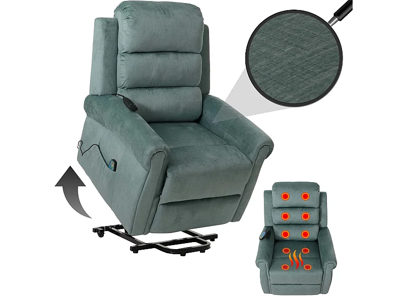 Fernsehsessel MCW-K63, Blau-grün