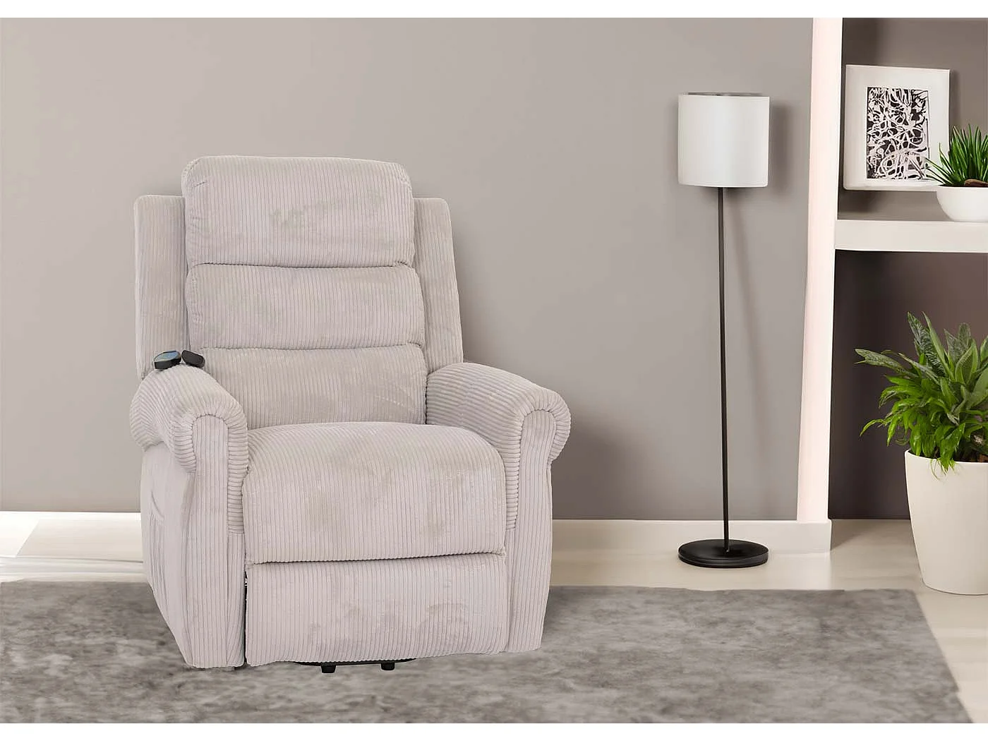 Fernsehsessel MCW-K63, Hellgrau