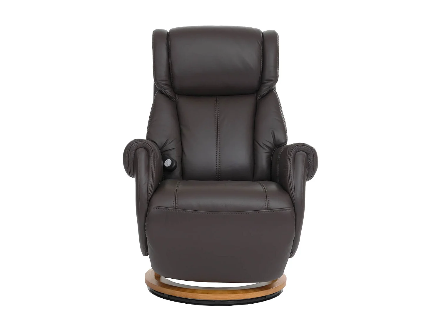 MCA Relaxsessel + Aufstehhilfe MCW-N58, Braun, Holz Natur