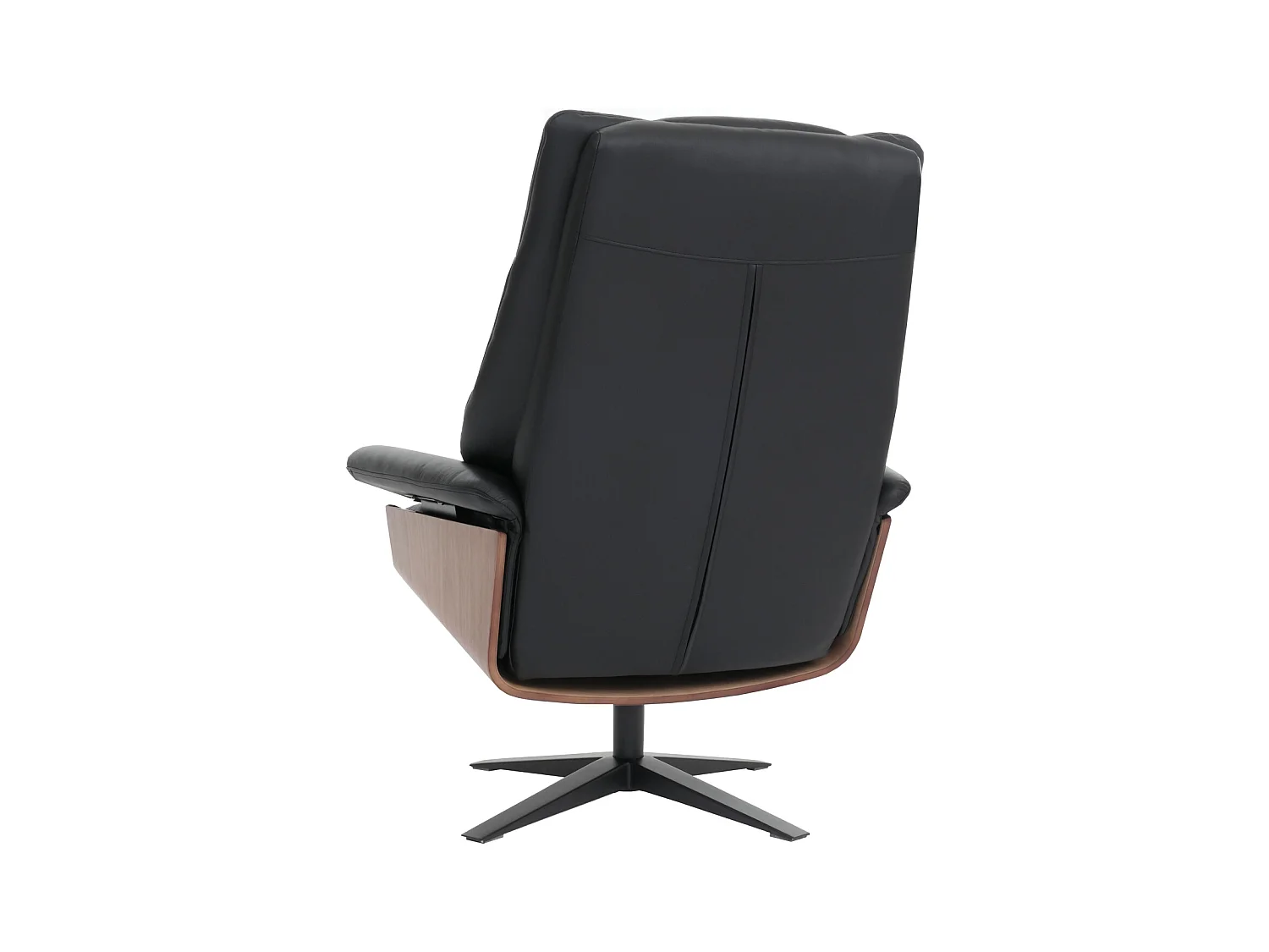 Relaxsessel + Hocker MCW-N57, Schwarz