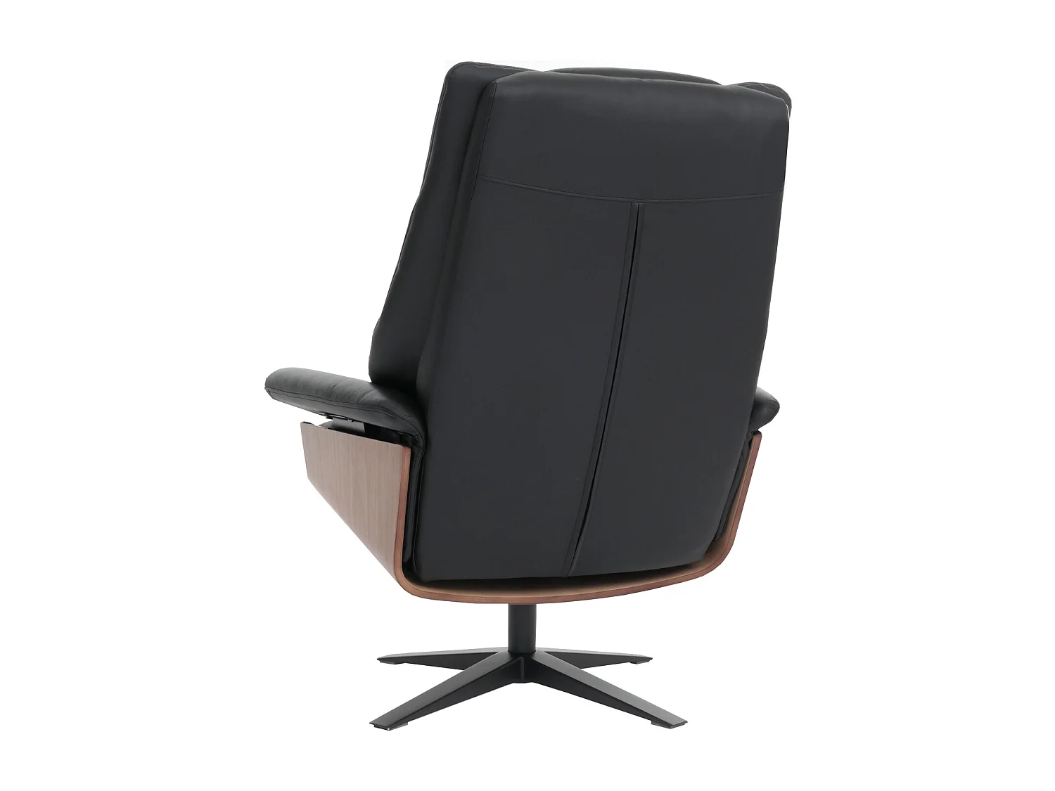 Relaxsessel + Hocker MCW-N57, Schwarz