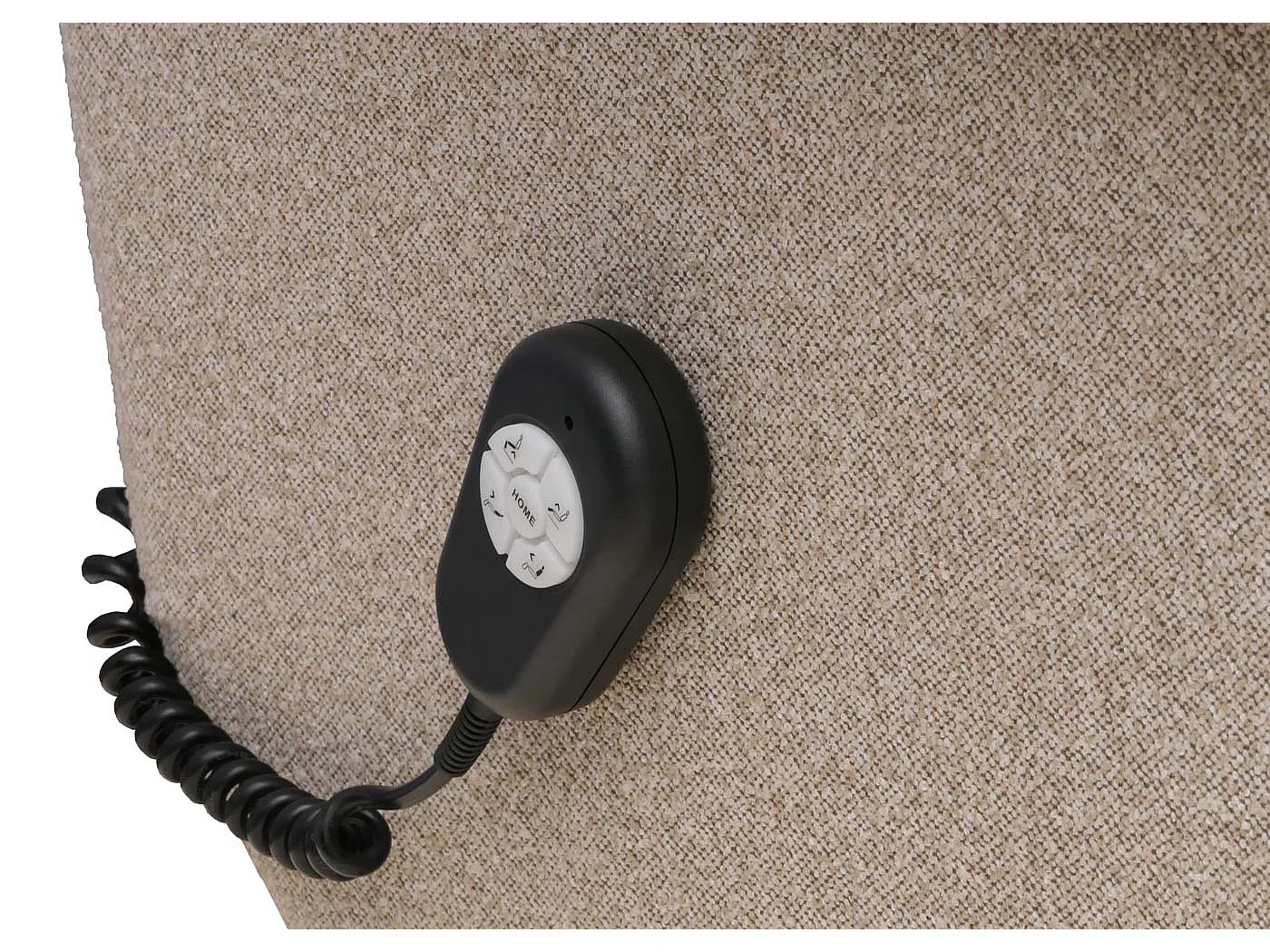 Relaxsessel + Aufstehhilfe MCW-N58, Braun, Holz walnussfarben