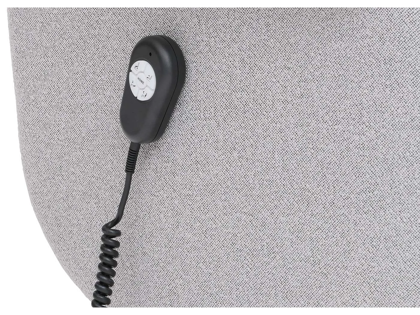 Relaxsessel + Aufstehhilfe MCW-N58, Grau, Holz Natur