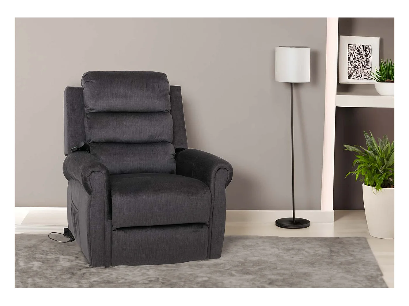 Fernsehsessel MCW-K63, Dunkelgrau