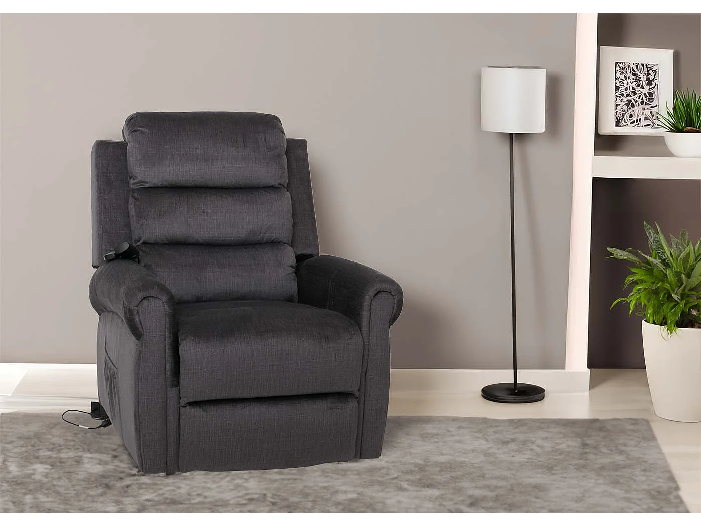 Fernsehsessel MCW-K63, Dunkelgrau