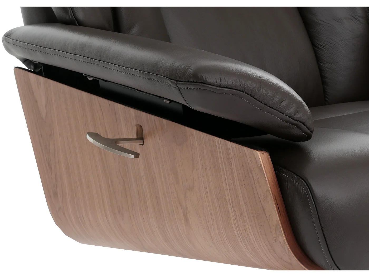 Leżanka + stołek MCW-N57,  brązowy