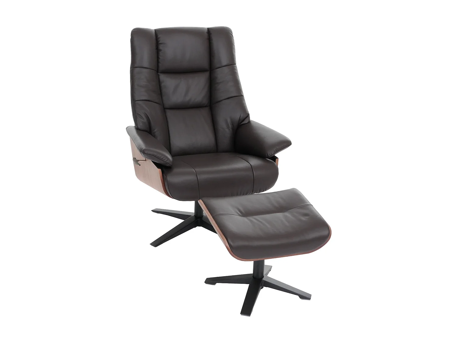 Leżanka + stołek MCW-N57,  brązowy