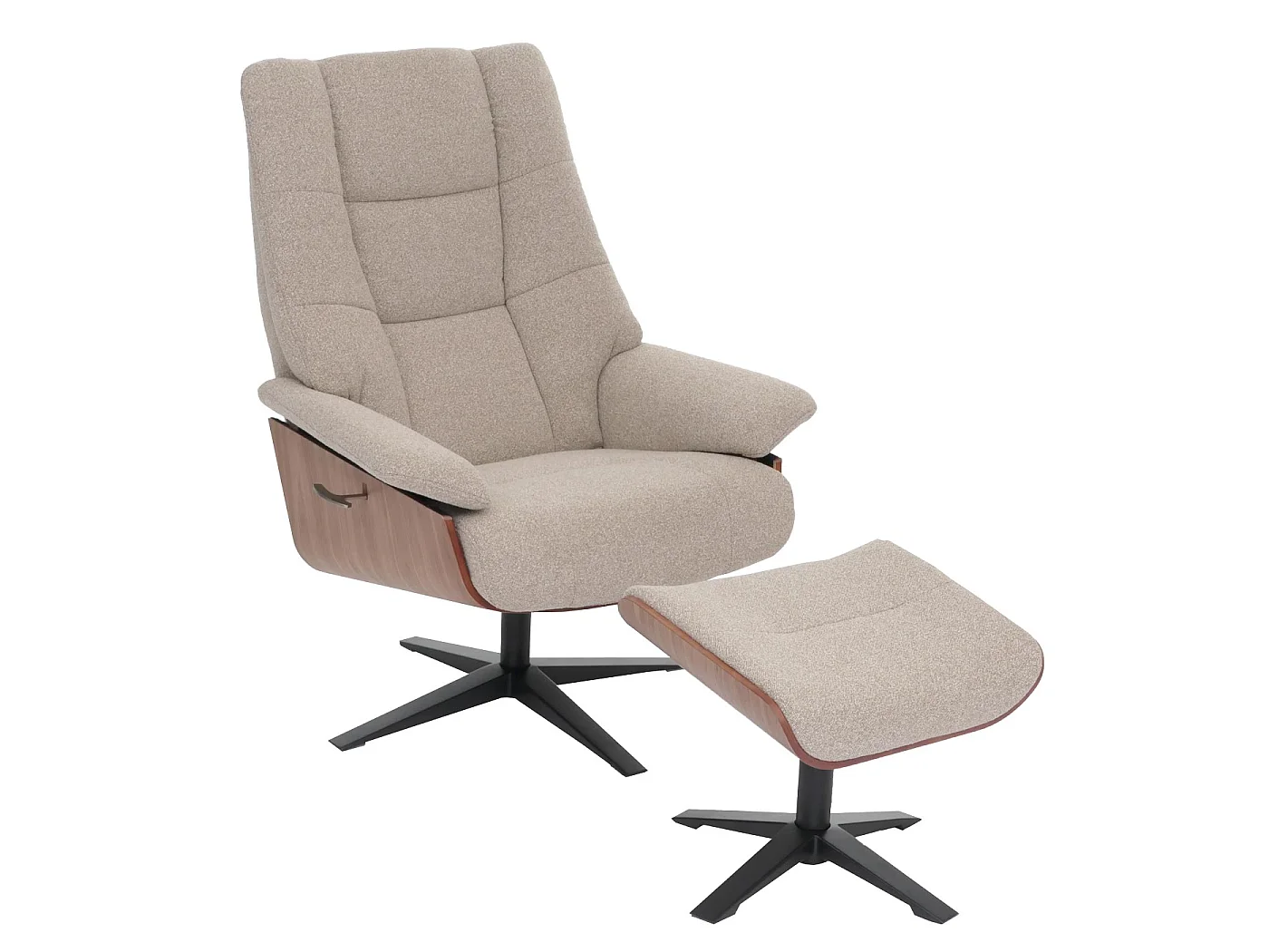 Relaxsessl + Hocker MCW-N57, Braun