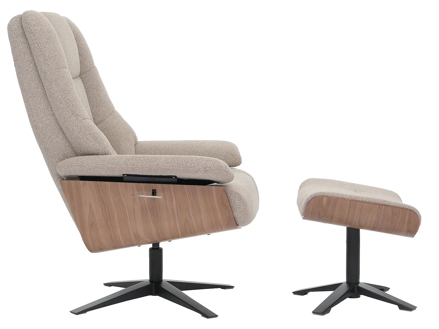 Relaxsessl + Hocker MCW-N57, Braun