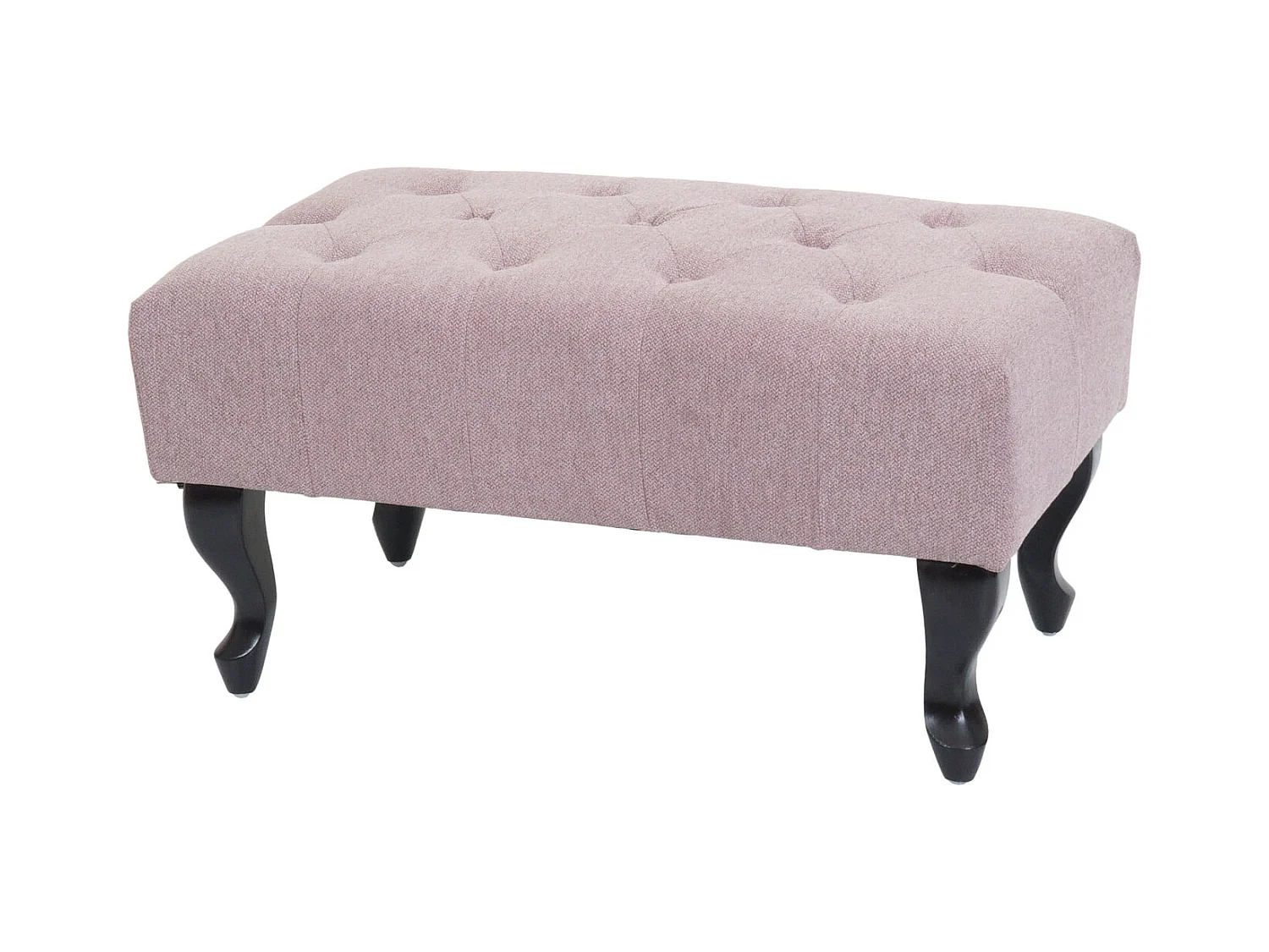 Fauteuil de relaxation Oxford,  rose clair avec ottomane