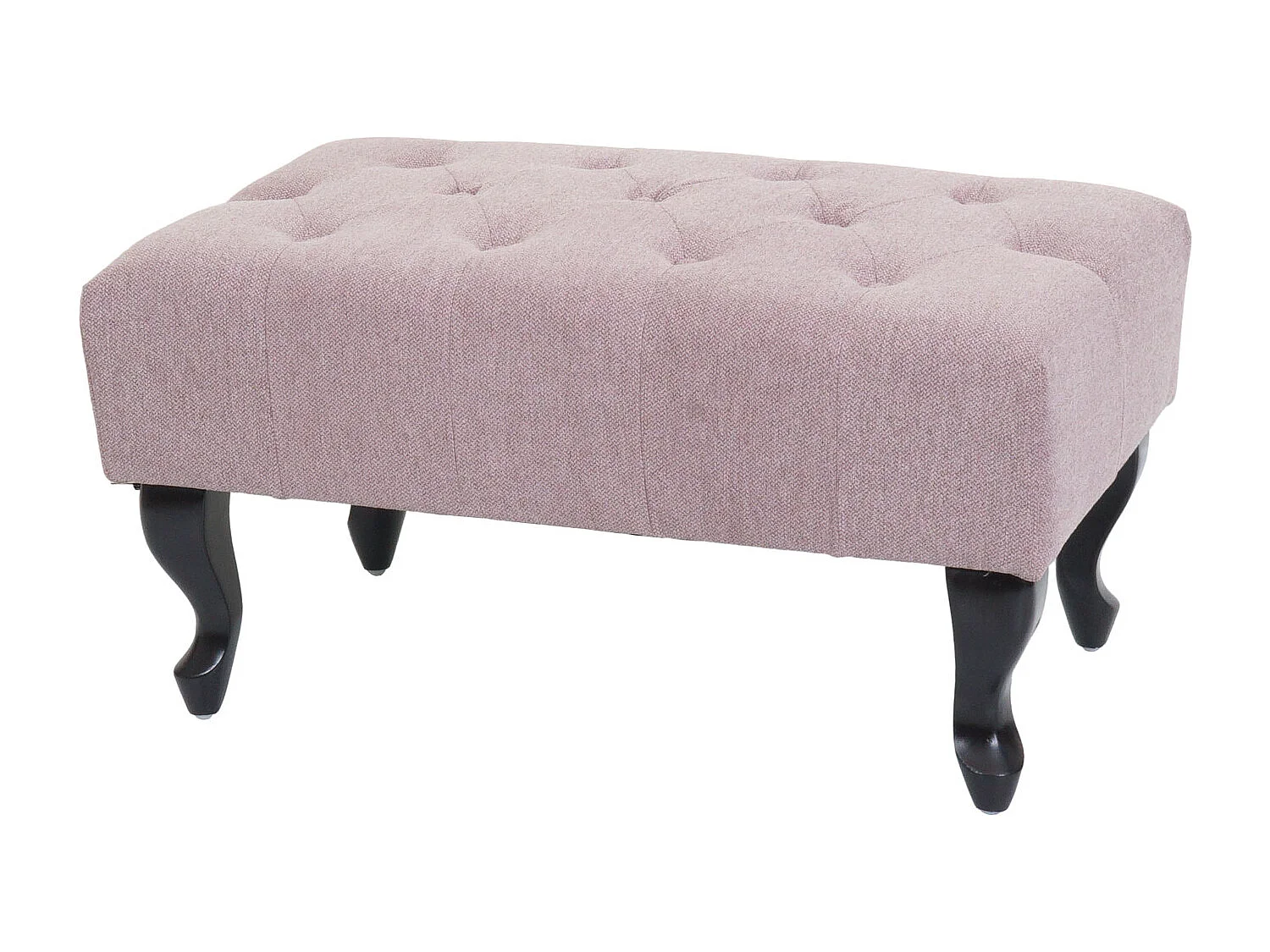 Fauteuil de relaxation Oxford,  rose clair avec ottomane