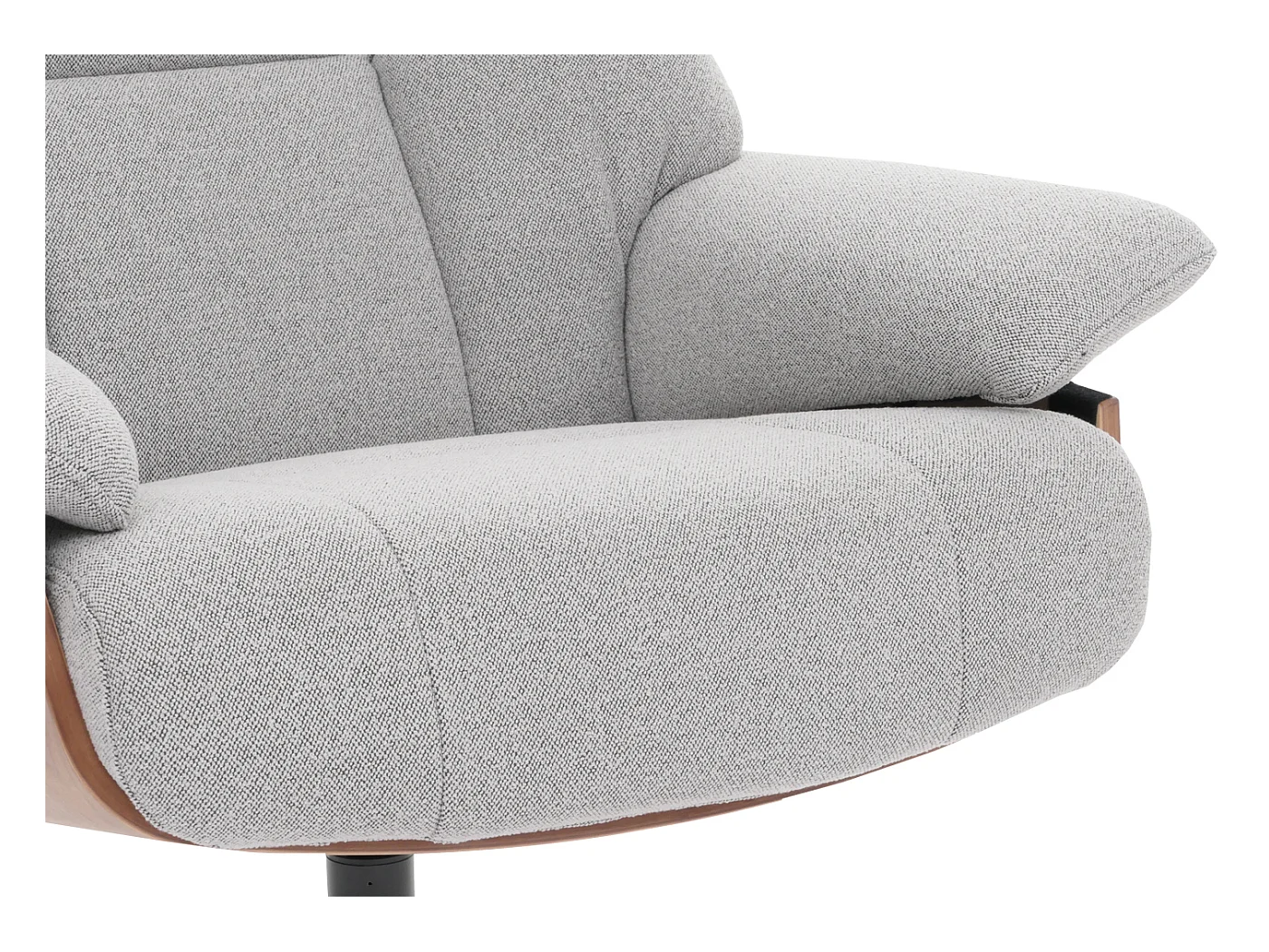 Relaxsessl + Hocker MCW-N57, Grau