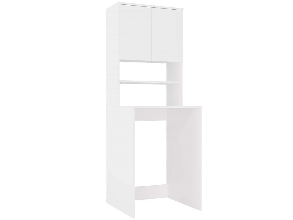 COMO - Meuble pour machine à laver - 180x64x64 - 2 portes et étagère ouverte