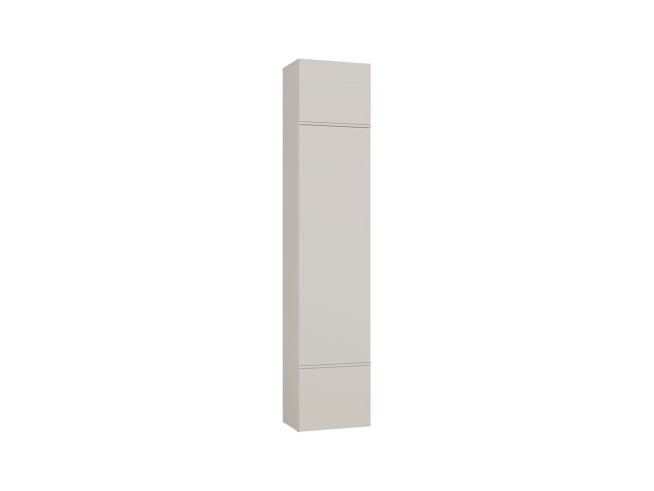HAGA - Armoire d'entrée ou couloir à 3 portes – Garde-robe - beige cachemire