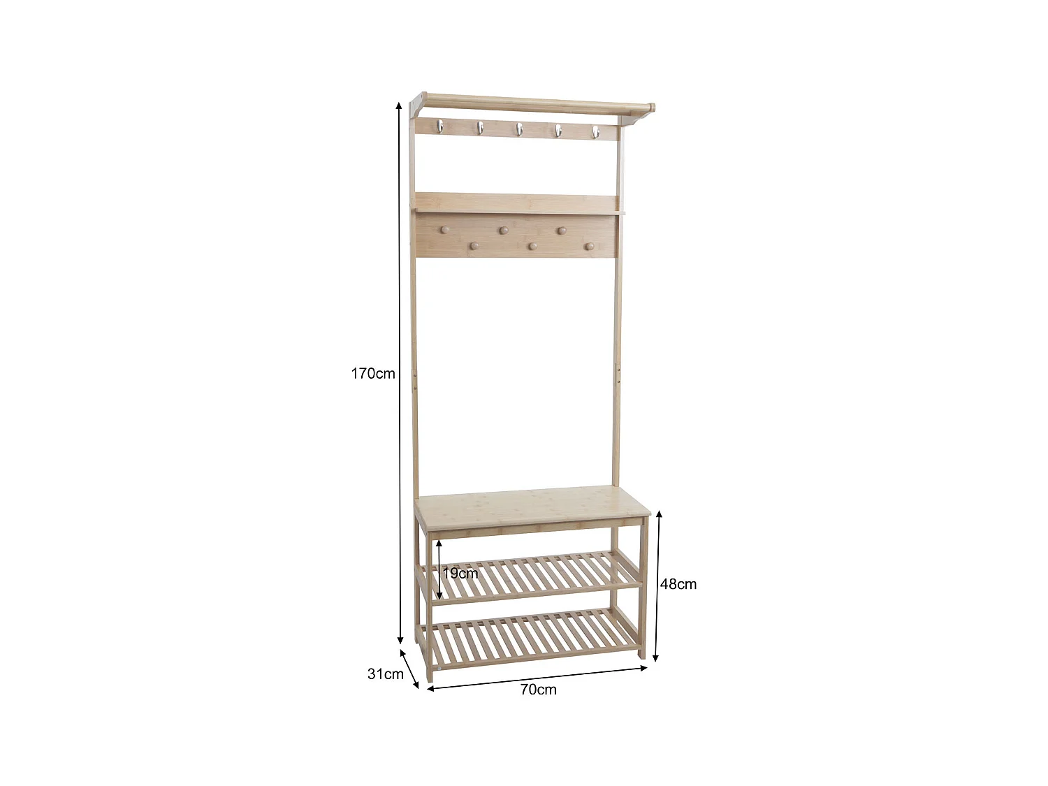 Standgarderobe MCW-N82