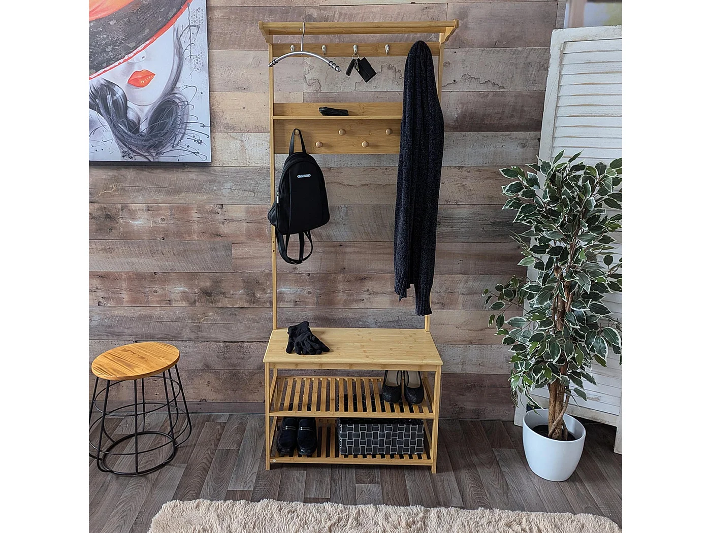 MCW-N82 Free-standing Coat Rack
