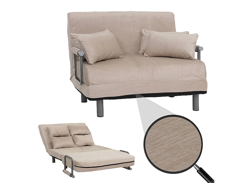 Schlafsessel MCW-K29, Creme