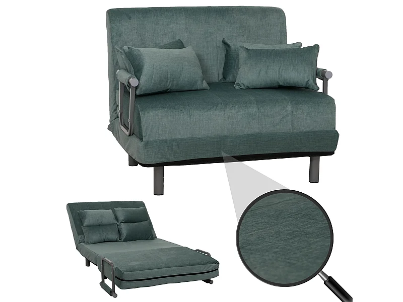 Schlafsessel MCW-K29, Blau-grün