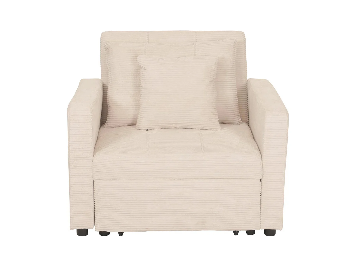 Schlafsessel MCW-L90, Creme-weiß