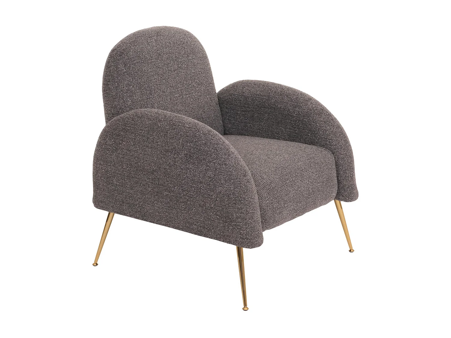 Fotel wypoczynkowy MCW-N69,  ciemnoszary