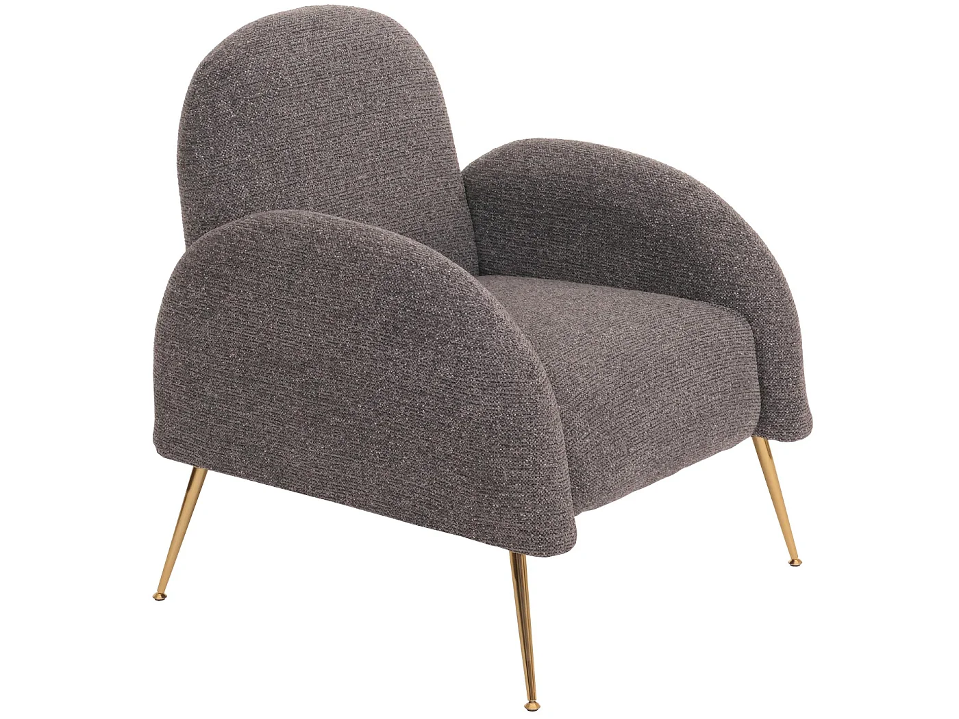 Fotel wypoczynkowy MCW-N69,  ciemnoszary